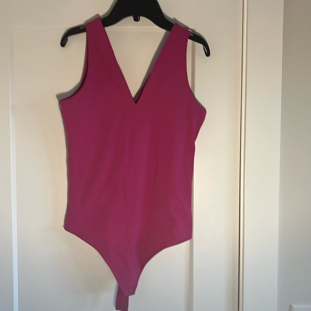 Abercrombie and Fitch fuchsia Body Suit. Size Medium, great condition!